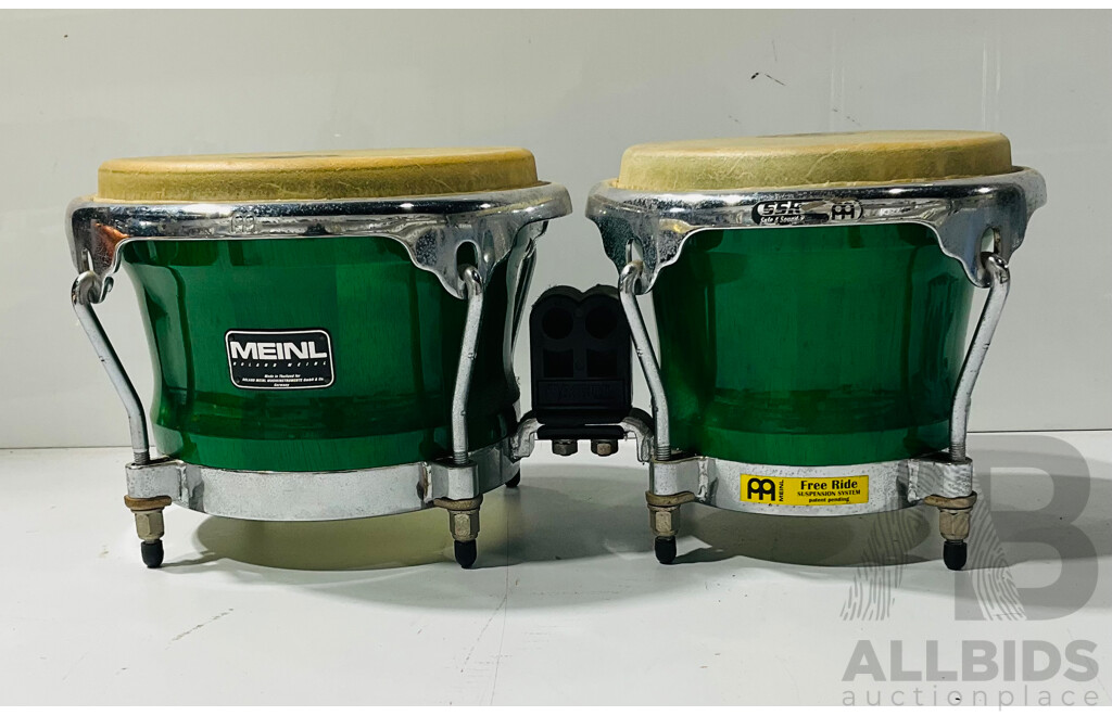 Pair of Roland Meinl Handheld Drums