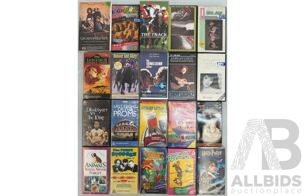 Assortment of VHS Tapes - Lot of 42