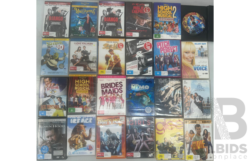 Assortment of DvD's - Lot of 24