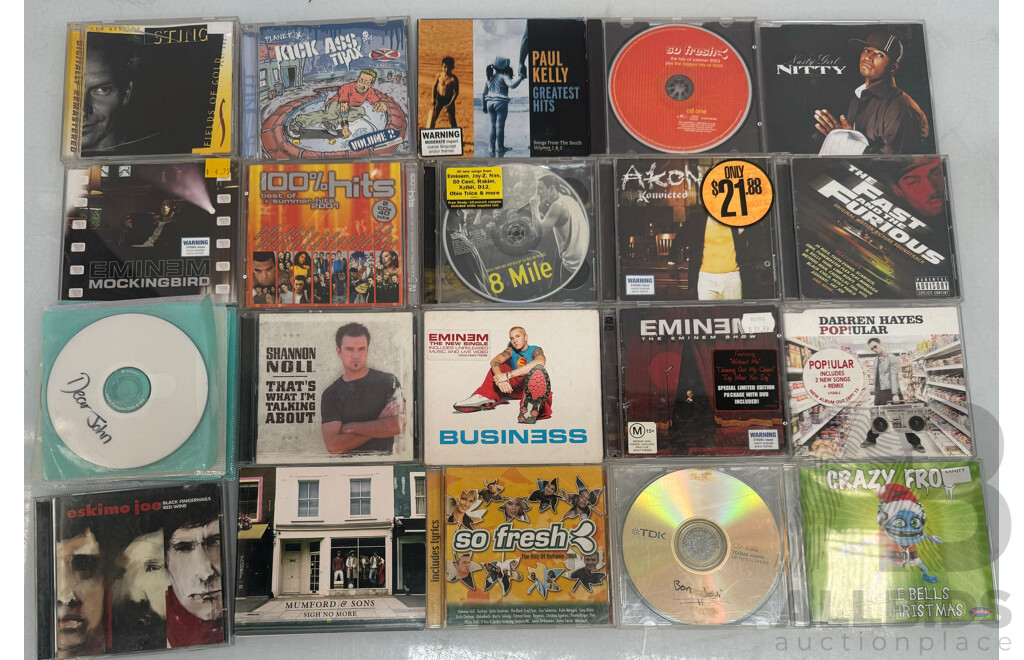 Assortment of CD's and DVD's - Lot of 29