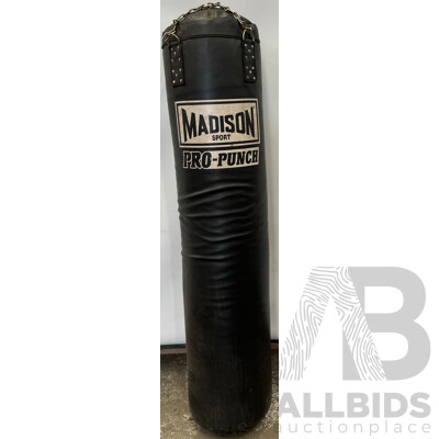 Black Madison Sport Pro-Punch Punching Bag