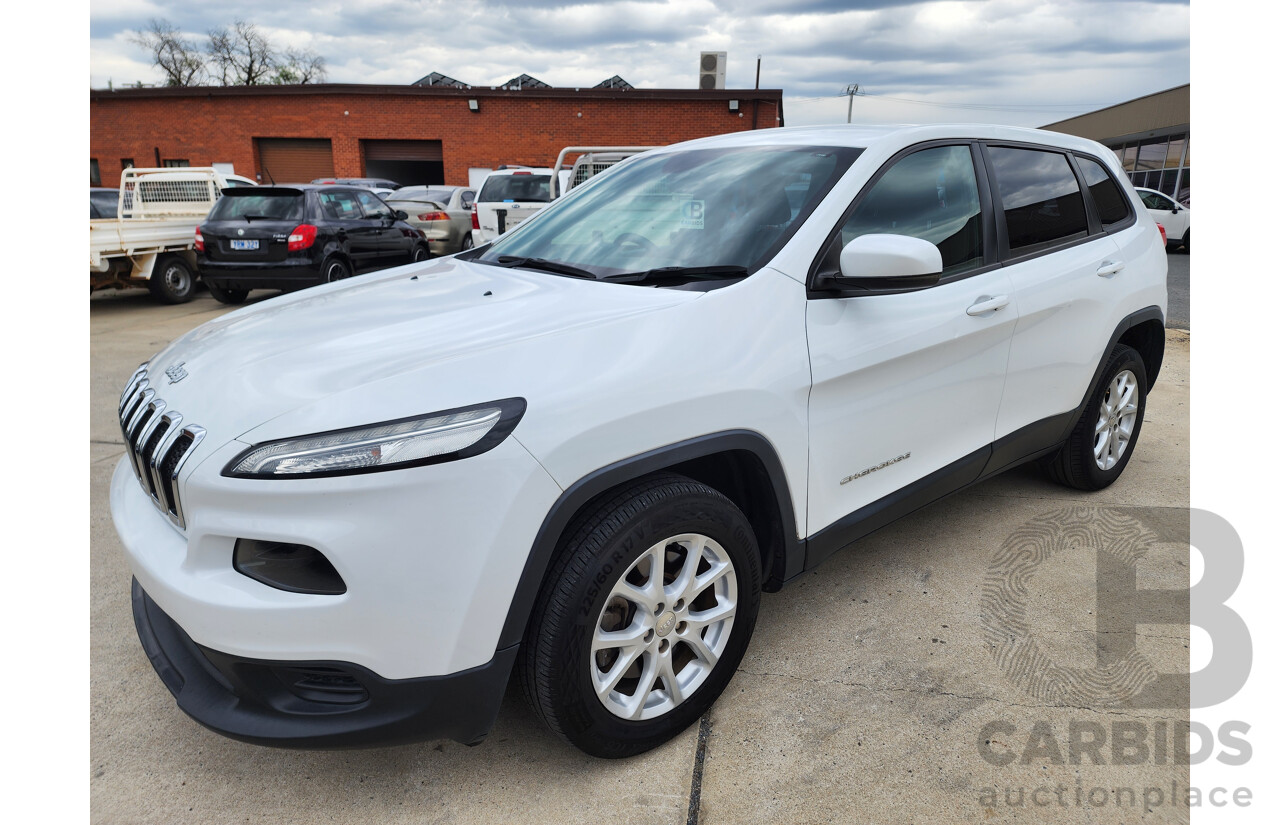 10/2016 Jeep Cherokee Sport (4x2) KL MY16 4d Wagon White 2.4L