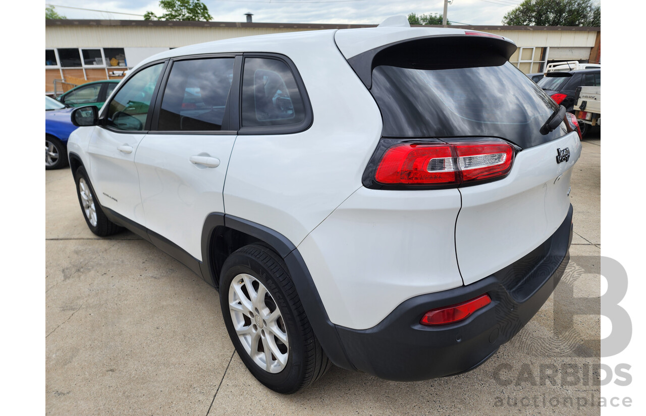 10/2016 Jeep Cherokee Sport (4x2) KL MY16 4d Wagon White 2.4L