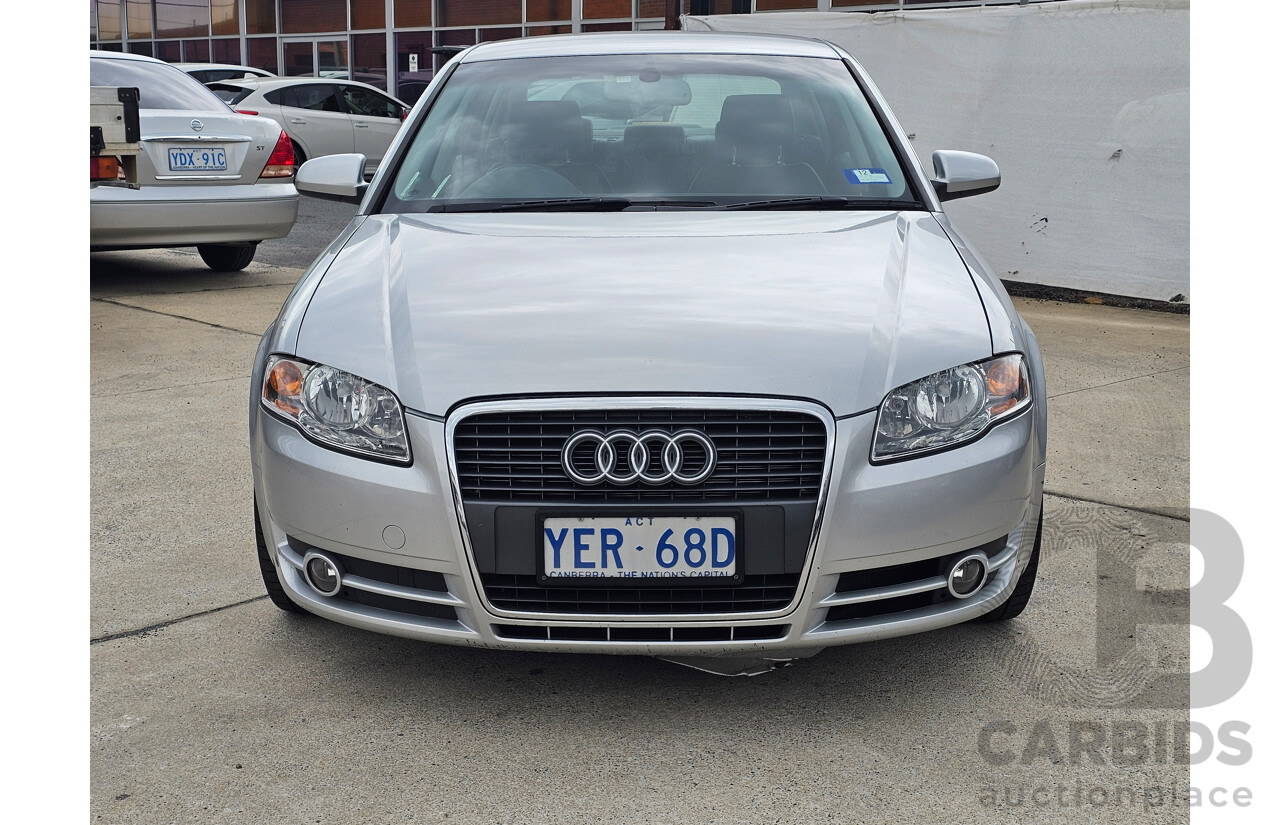 3/2006 Audi A4 2.0 TDI B7 4d Sedan Silver 2.0L