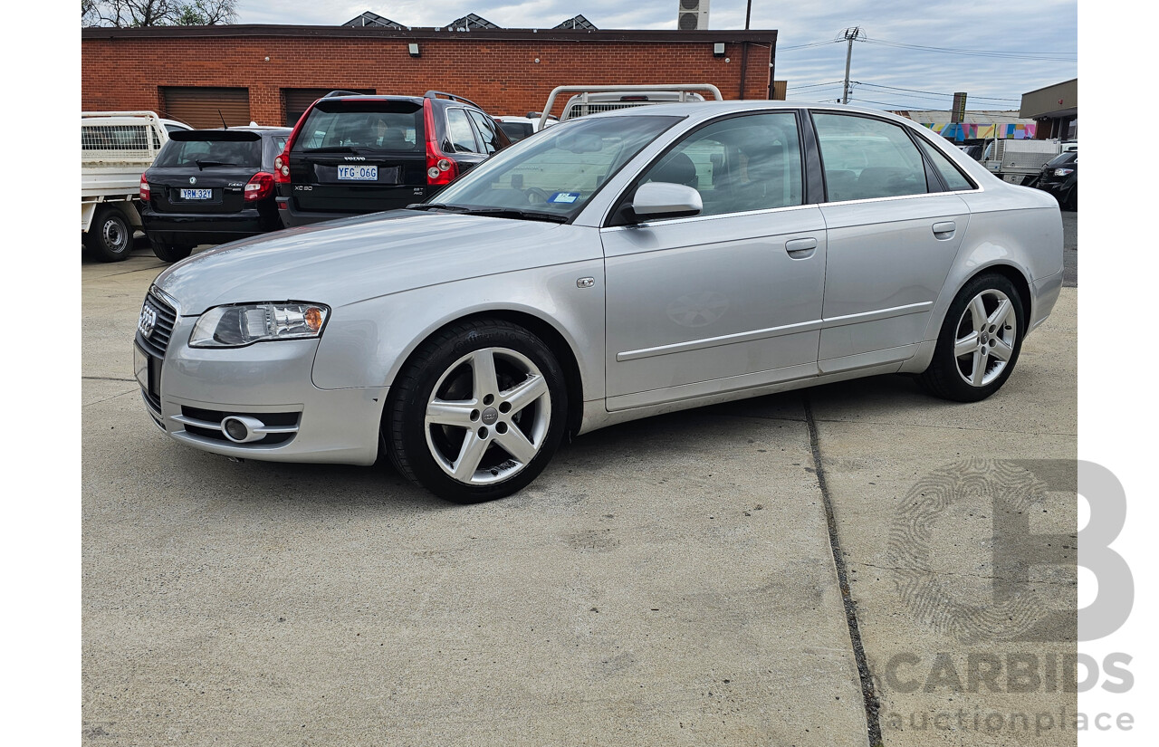 3/2006 Audi A4 2.0 TDI B7 4d Sedan Silver 2.0L