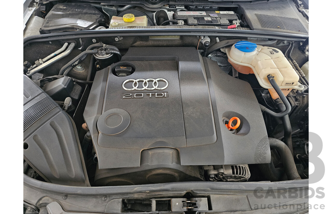 3/2006 Audi A4 2.0 TDI B7 4d Sedan Silver 2.0L