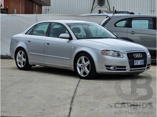 3/2006 Audi A4 2.0 TDI B7 4d Sedan Silver 2.0L