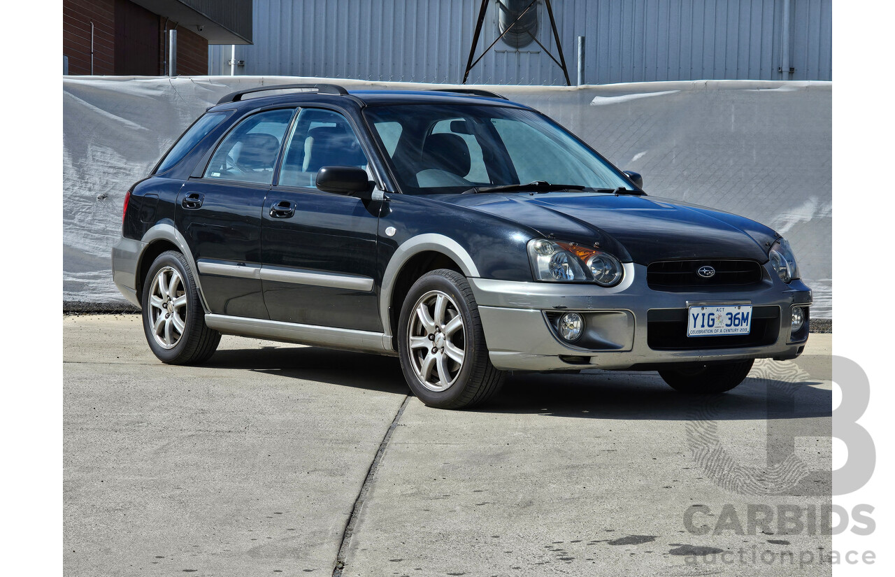 9/2004 Subaru Impreza RV (awd) MY05 5d Hatchback Black 2.0L