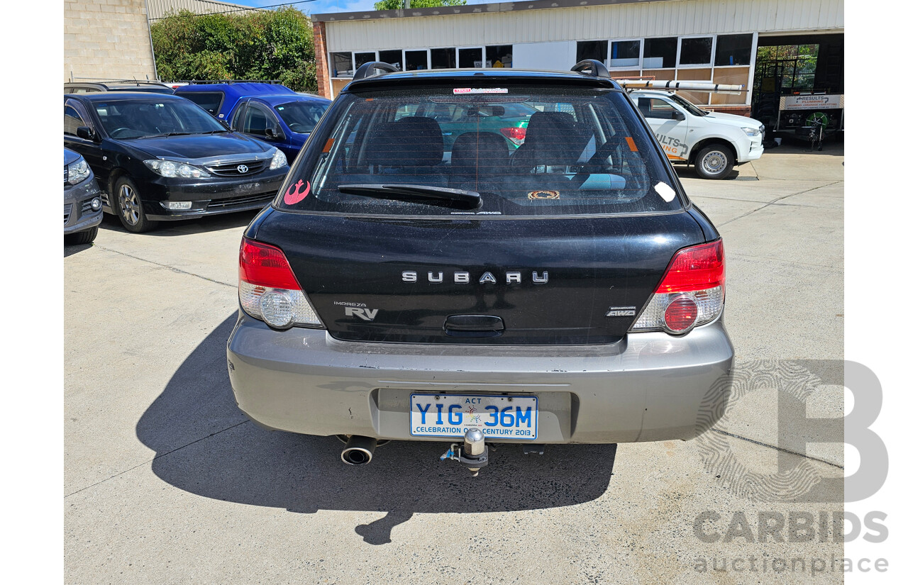 9/2004 Subaru Impreza RV (awd) MY05 5d Hatchback Black 2.0L