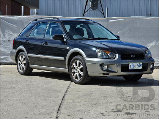 9/2004 Subaru Impreza RV (awd) MY05 5d Hatchback Black 2.0L