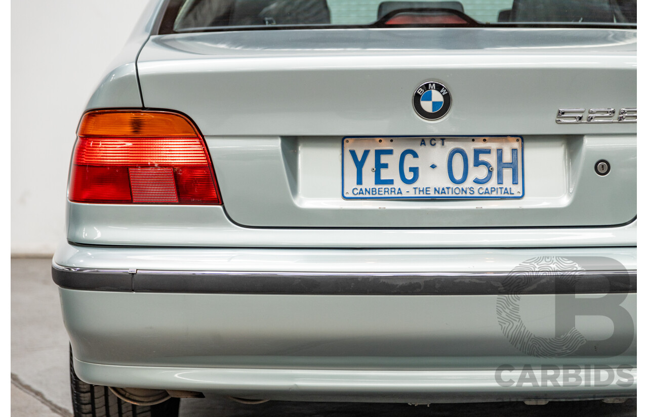 7/1999 BMW 528i E39 4d Sedan Glacier Green 2.8L