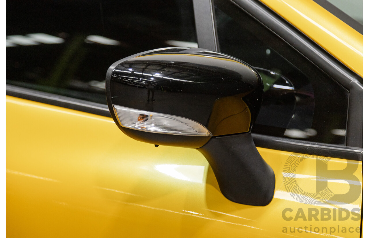 9/2015 Renault Clio RS 200 CUP X98 5d Hatchback Liquid Yellow Metallic Turbo 1.6L