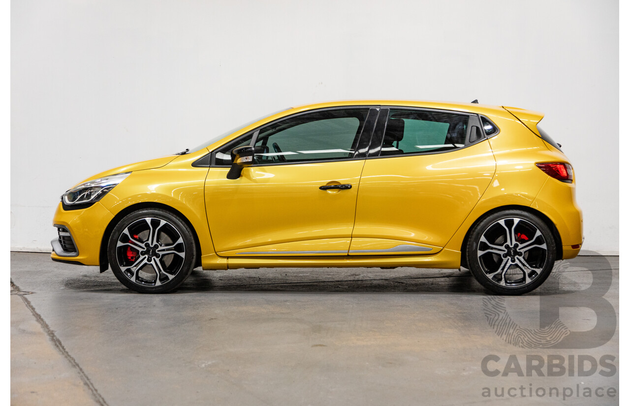 9/2015 Renault Clio RS 200 CUP X98 5d Hatchback Liquid Yellow Metallic Turbo 1.6L