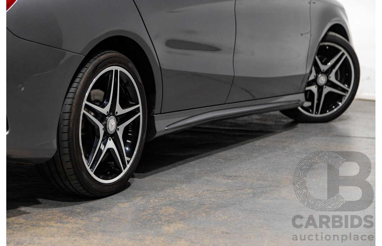 2/2016 Mercedes Benz CLA200 Shooting Brake AMG Pack 117 4d Wagon Mountain Grey Metallic Turbo 1.6L