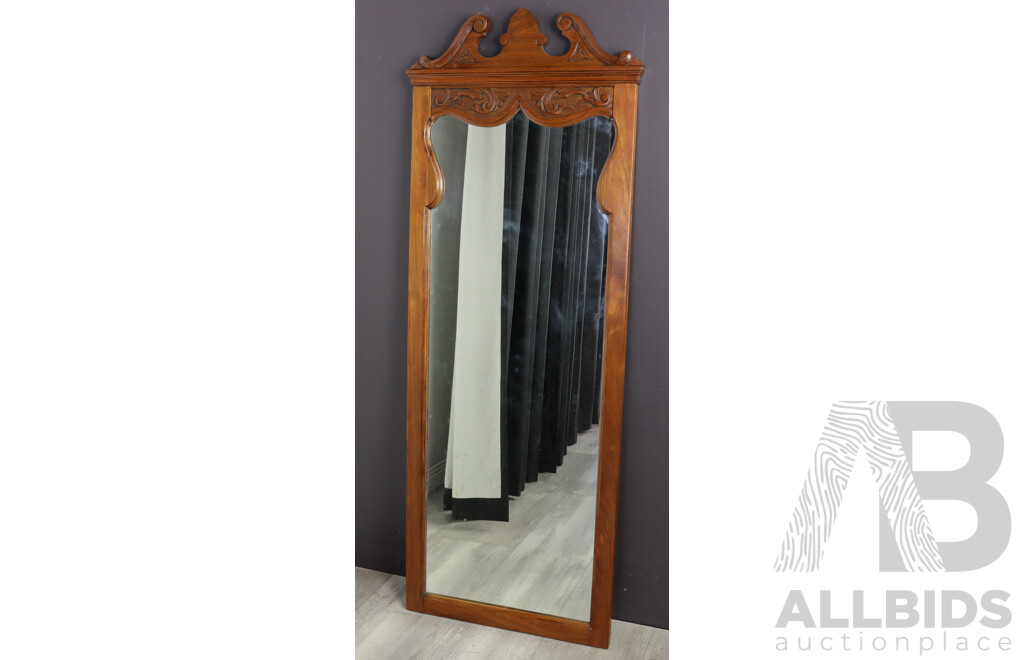 Edwardian Mahogany Framed Mirror