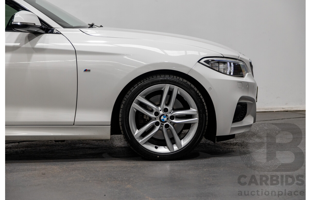 1/2015 BMW 228i M-Sport F22 MY15 2d Coupe Alpine White Turbo 2.0L