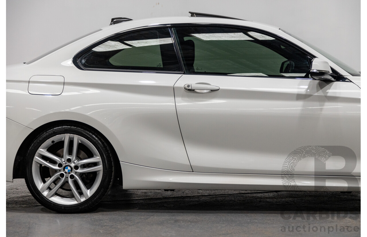 1/2015 BMW 228i M-Sport F22 MY15 2d Coupe Alpine White Turbo 2.0L