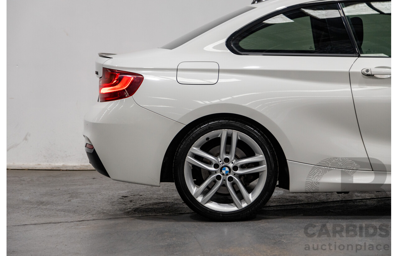 1/2015 BMW 228i M-Sport F22 MY15 2d Coupe Alpine White Turbo 2.0L
