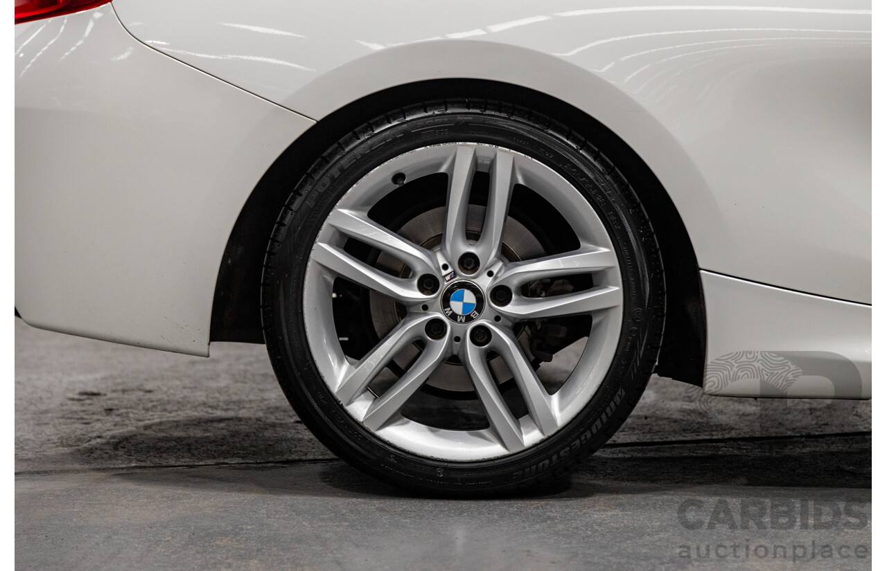 1/2015 BMW 228i M-Sport F22 MY15 2d Coupe Alpine White Turbo 2.0L