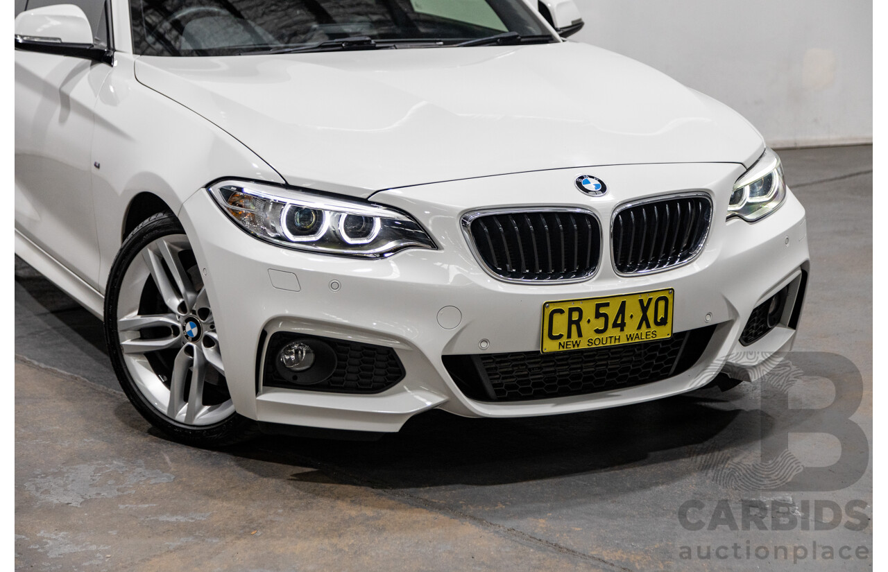 1/2015 BMW 228i M-Sport F22 MY15 2d Coupe Alpine White Turbo 2.0L