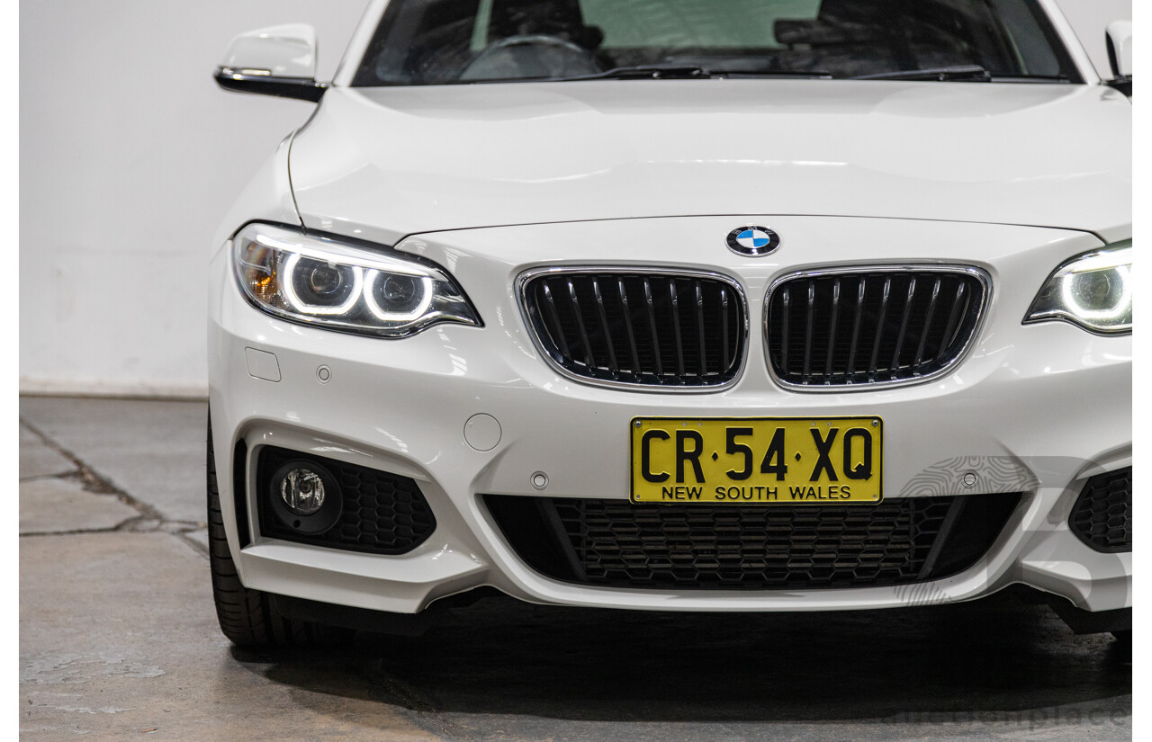 1/2015 BMW 228i M-Sport F22 MY15 2d Coupe Alpine White Turbo 2.0L
