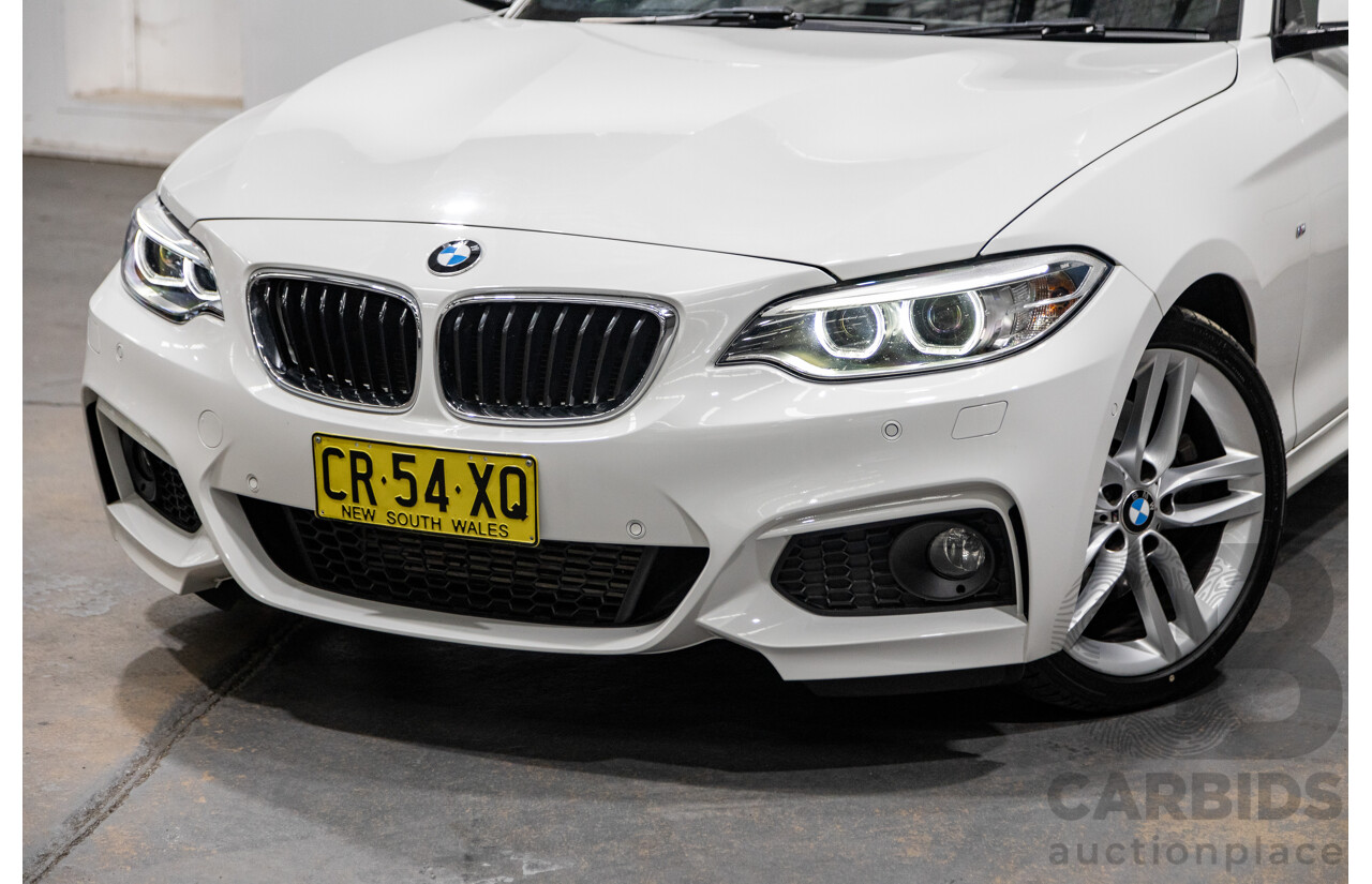 1/2015 BMW 228i M-Sport F22 MY15 2d Coupe Alpine White Turbo 2.0L
