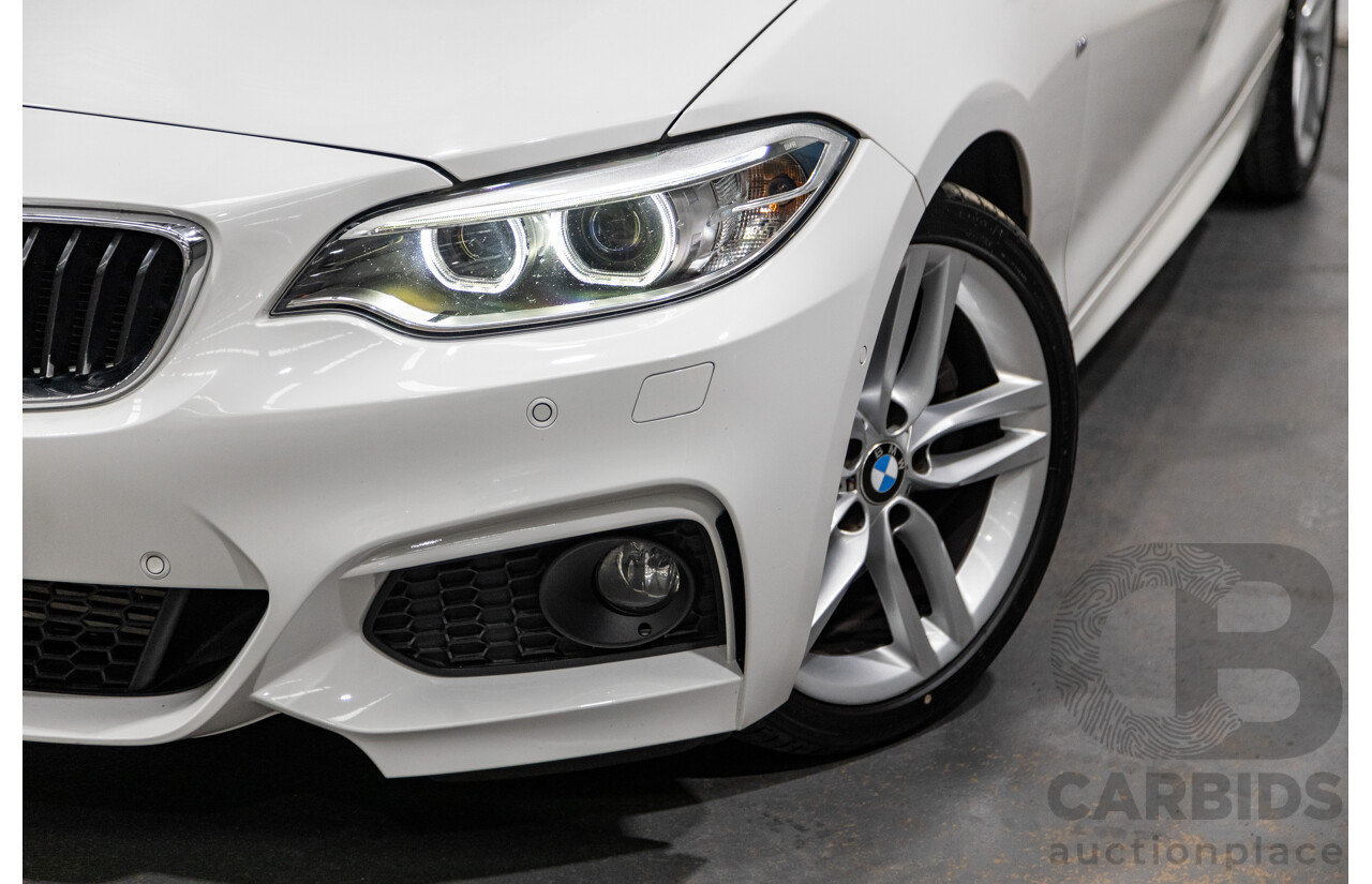 1/2015 BMW 228i M-Sport F22 MY15 2d Coupe Alpine White Turbo 2.0L
