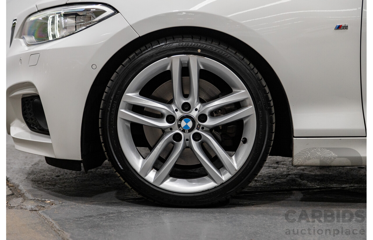 1/2015 BMW 228i M-Sport F22 MY15 2d Coupe Alpine White Turbo 2.0L