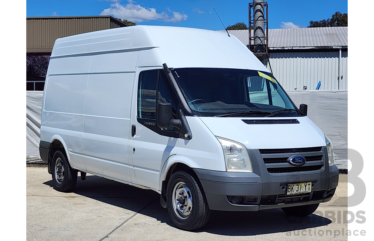 5/2011 Ford Transit HIGH (lwb) VM MY08 Van White 2.4L