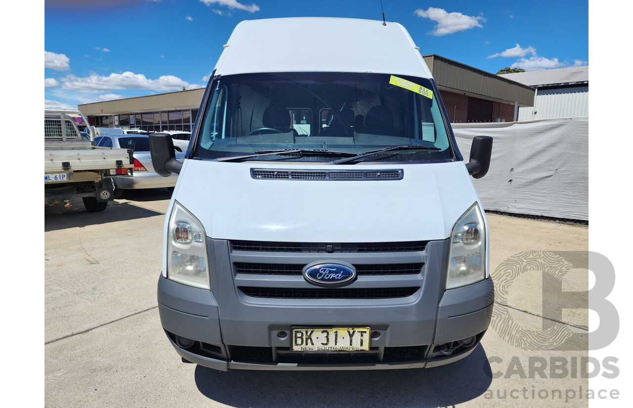 5/2011 Ford Transit HIGH (lwb) VM MY08 Van White 2.4L