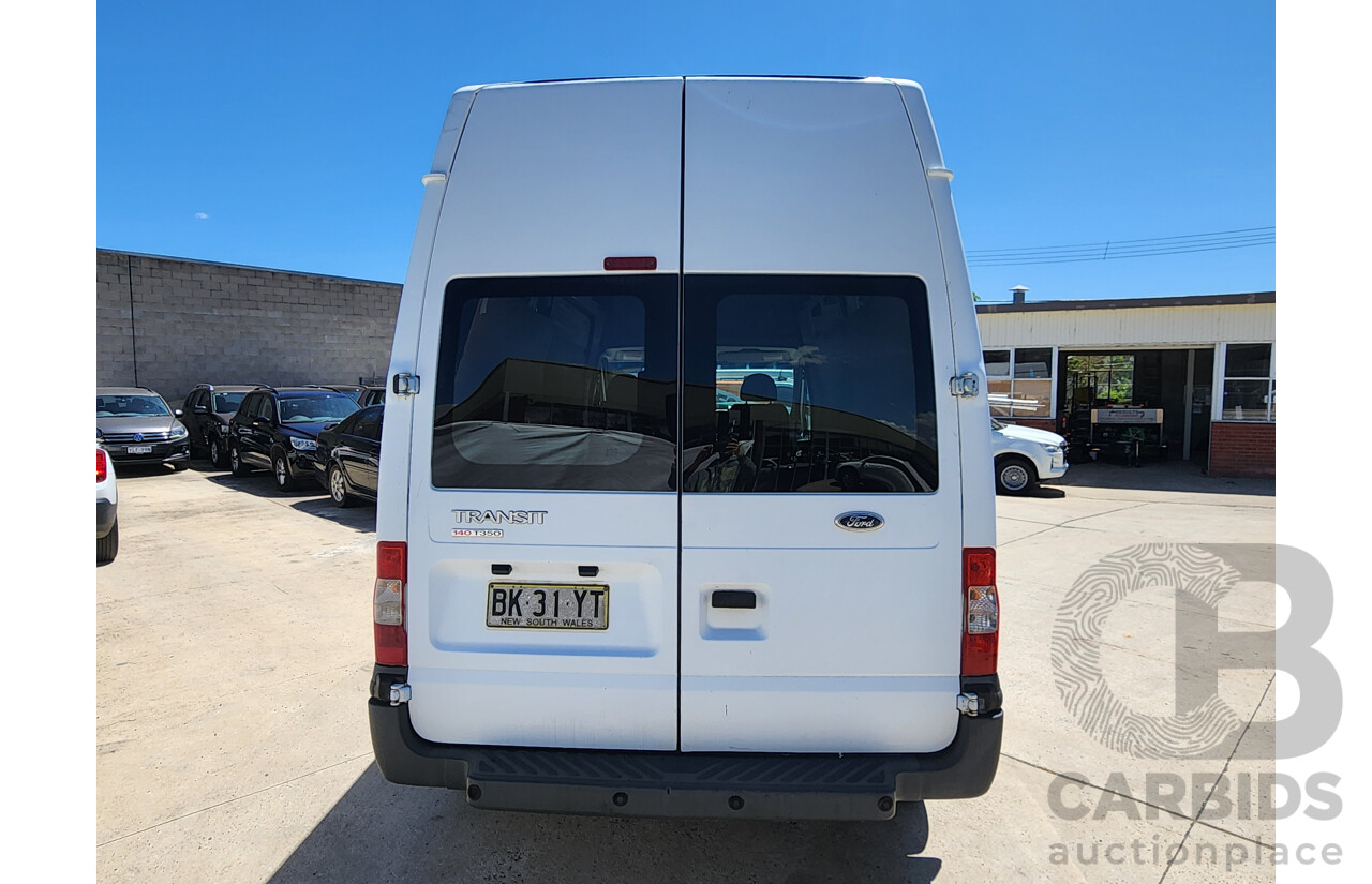 5/2011 Ford Transit HIGH (lwb) VM MY08 Van White 2.4L