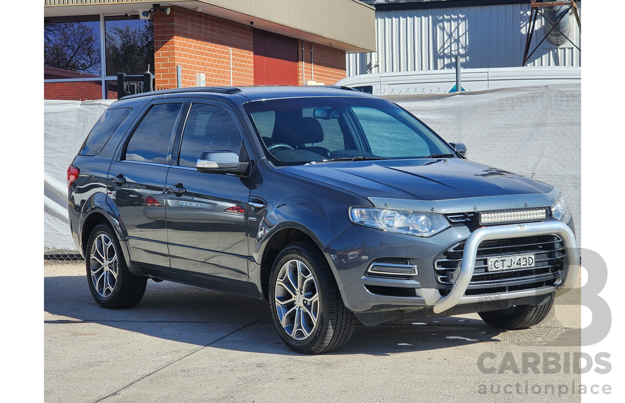 8/2014 Ford Territory Titanium (4x4) SZ 4d Wagon Grey 2.7L