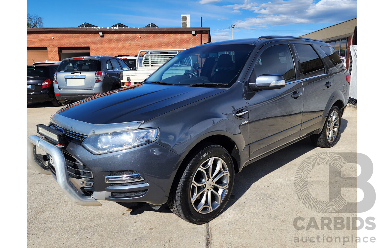 8/2014 Ford Territory Titanium (4x4) SZ 4d Wagon Grey 2.7L