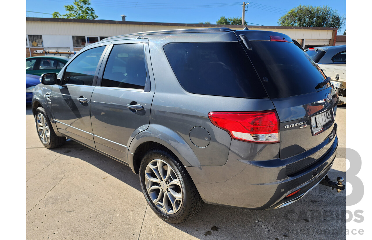 8/2014 Ford Territory Titanium (4x4) SZ 4d Wagon Grey 2.7L