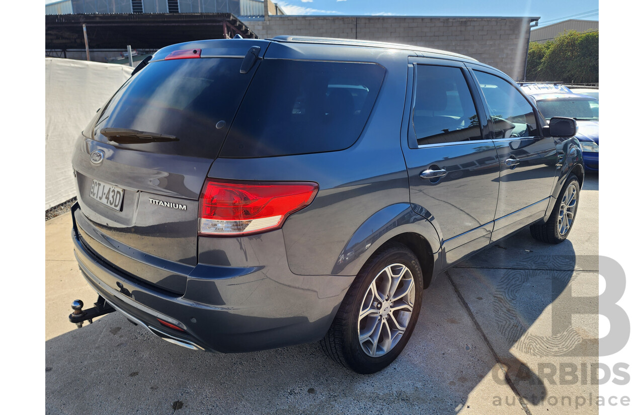 8/2014 Ford Territory Titanium (4x4) SZ 4d Wagon Grey 2.7L