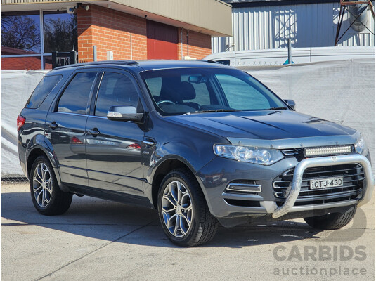 8/2014 Ford Territory Titanium (4x4) SZ 4d Wagon Grey 2.7L