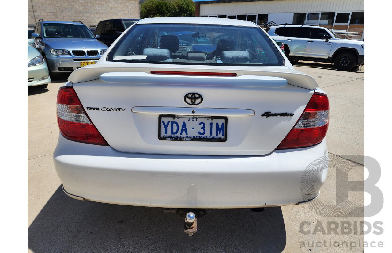 11/2003 Toyota Camry Altise ACV36R 4d Sedan White 2.4L