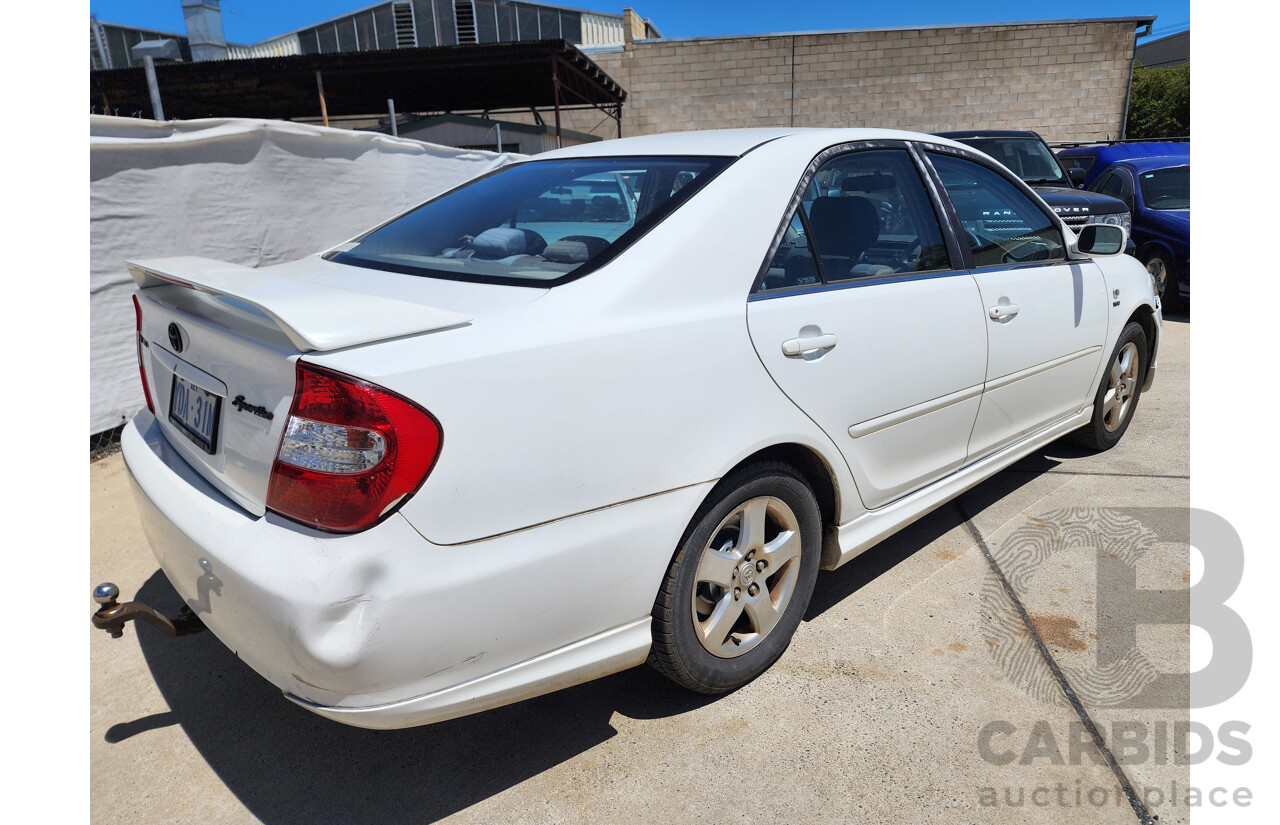 11/2003 Toyota Camry Altise ACV36R 4d Sedan White 2.4L