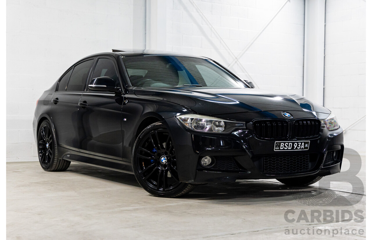 6/2014 BMW 320d M Sport F30 MY14.5 4d Sedan Black Sapphire Metallic Turbo Diesel 2.0L