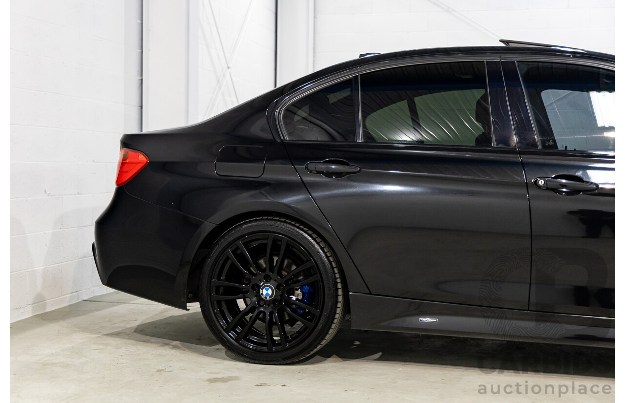 6/2014 BMW 320d M Sport F30 MY14.5 4d Sedan Black Sapphire Metallic Turbo Diesel 2.0L