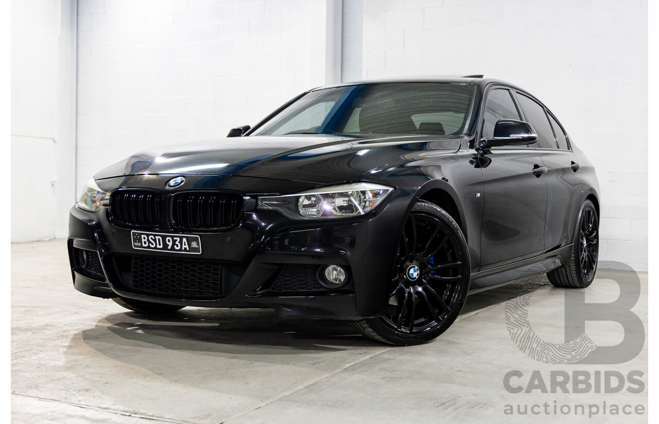 6/2014 BMW 320d M Sport F30 MY14.5 4d Sedan Black Sapphire Metallic Turbo Diesel 2.0L