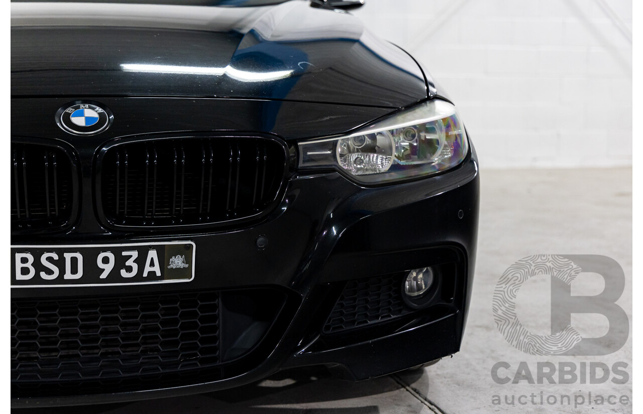 6/2014 BMW 320d M Sport F30 MY14.5 4d Sedan Black Sapphire Metallic Turbo Diesel 2.0L