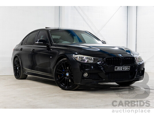 6/2014 BMW 320d M Sport F30 MY14.5 4d Sedan Black Sapphire Metallic Turbo Diesel 2.0L