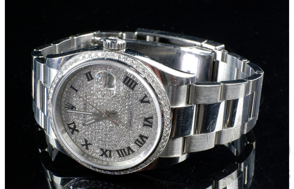 Rolex Datejust 36mm Diamond Dial and Bezel 