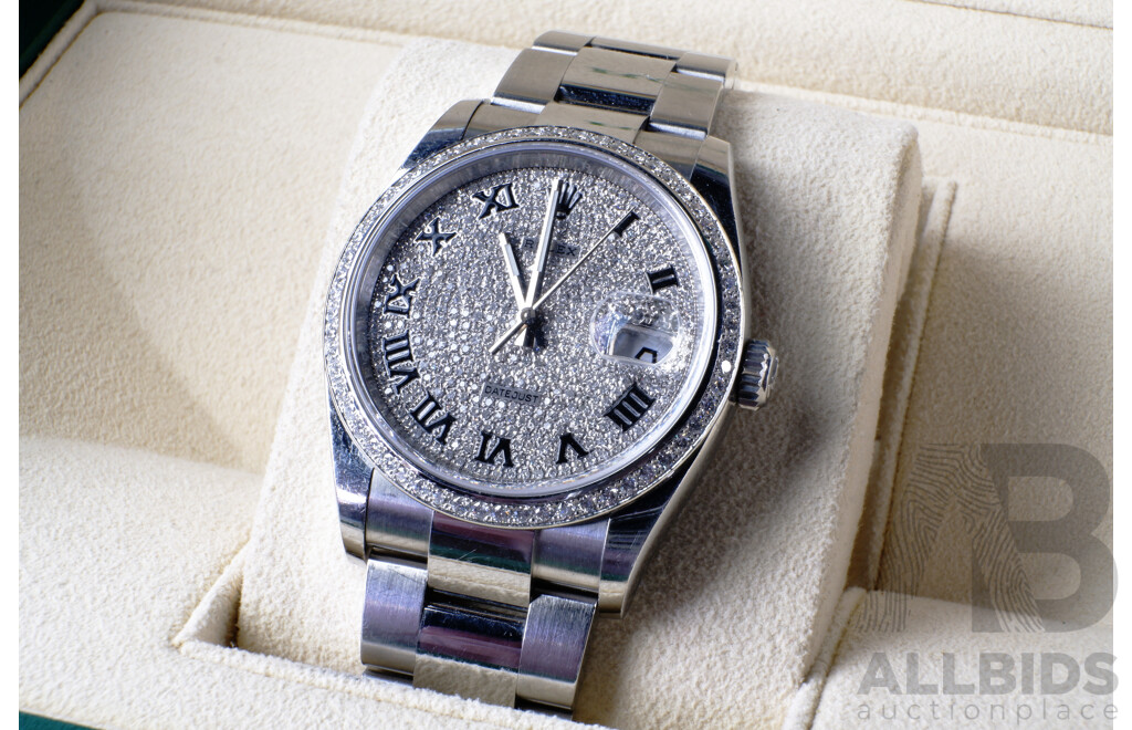 Rolex Datejust 36mm Diamond Dial and Bezel 