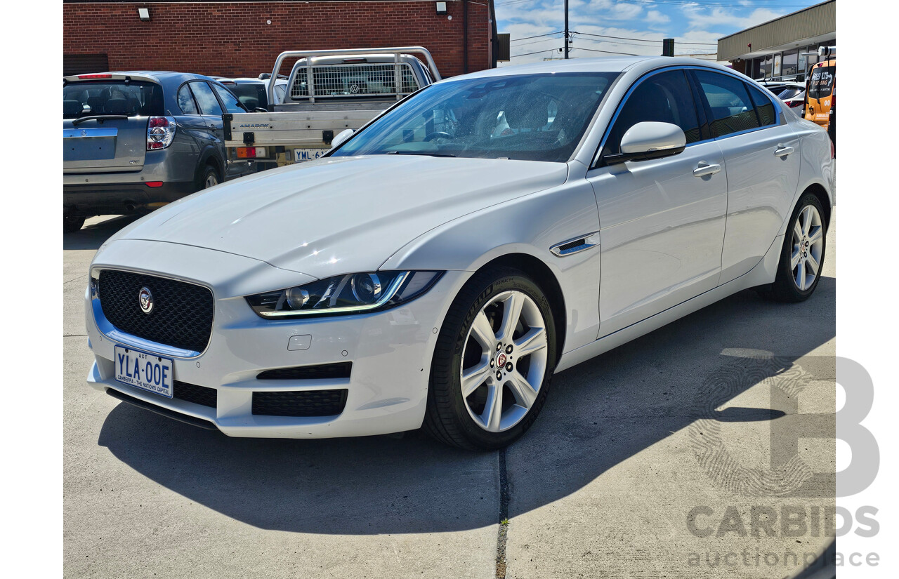 01/2016 Jaguar XE 20T PRESTIGE RWD  4D Sedan White 2.0L