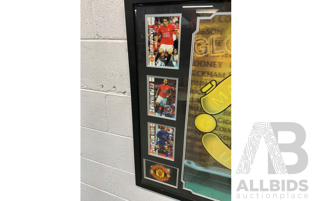 Manchester United 'Glory Glory' Framed 3D Poster - 90 X 79cm