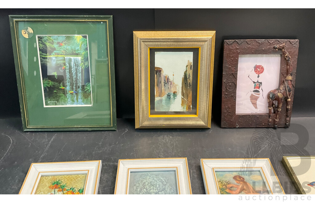 Assorted Framed Artworks