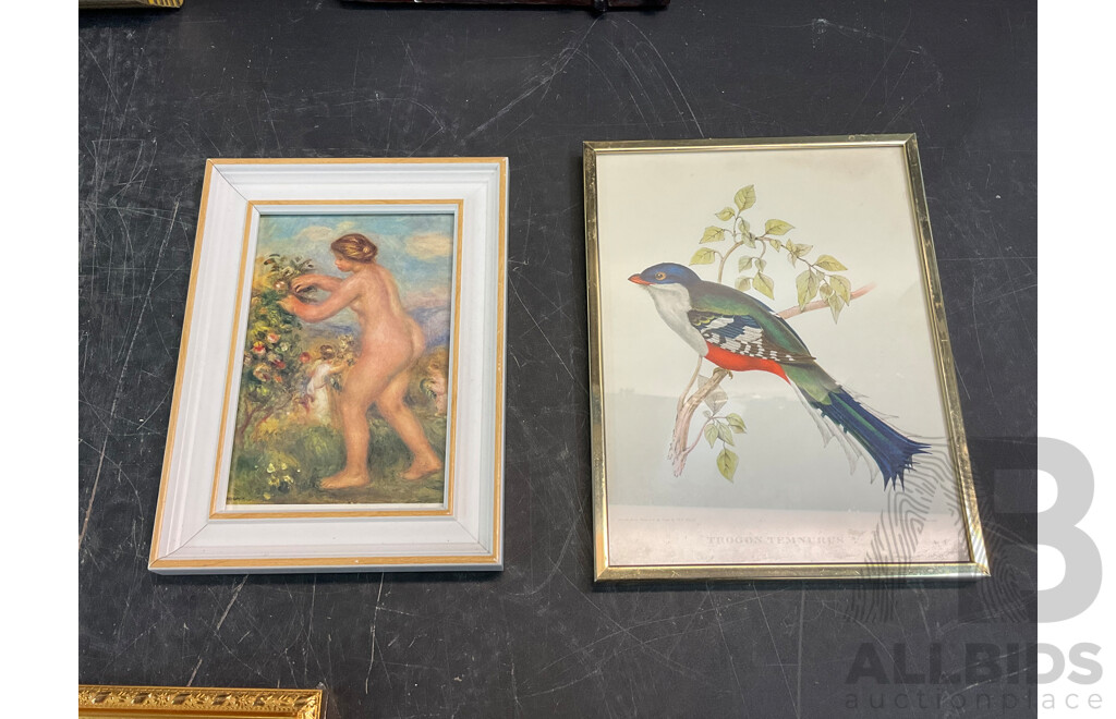 Assorted Framed Artworks