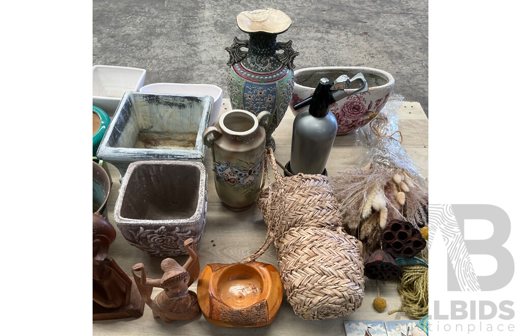 Assorted of Decorative Homeware and Pottery